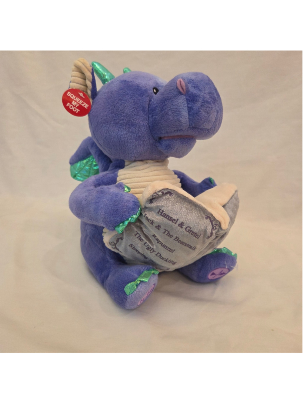 Dalton the Storytelling Dragon by Cuddle Barn 10"
